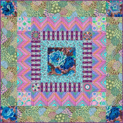 Castle Medallion Agate Quilt Kit