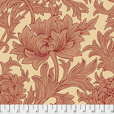 Morris & Co. Quilt Backs: Chrysanthemum Toile 35cm Remnant