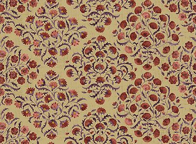 Cashmere: Ottoman Flowers Spice (per 1/4 metre)