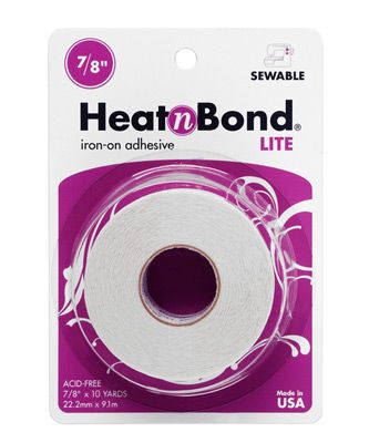 HeatnBond Lite Tape Roll 7/8' x 10 yds