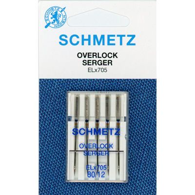 Schmetz Overlocker/Serger Sewing Machine Needles Size 80/12