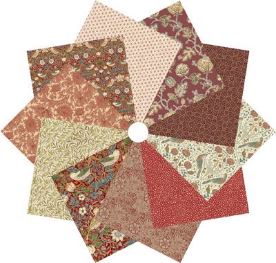 William Morris Strawberry Fields Fat Quarter Bundle