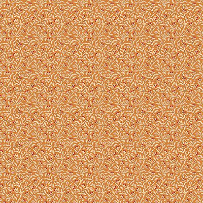 Lady Tulip fabric: Gossip Tangerine (per 1/4 metre)