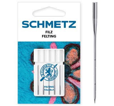 Schmetz Felting Sewing Machine Needles 18x38x1 Size 100