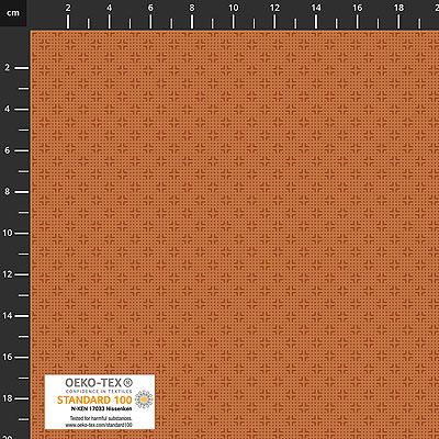 Quilters Coordinates fabric: Line Dots Amber (per 1/4 metre)