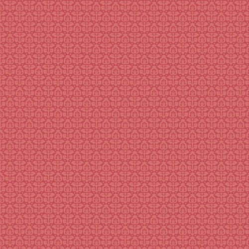 Midnight Meadow fabric: Flower Bud, Pink