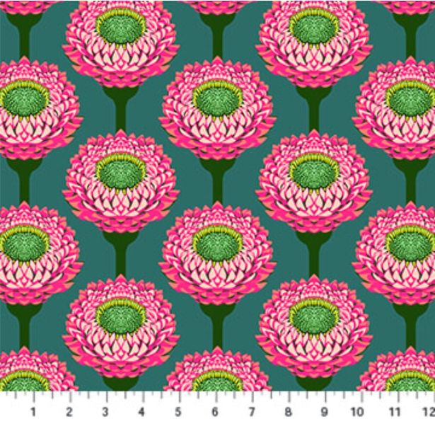 Iconic fabric: Strawflowers, Lush