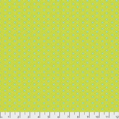 Tula Pink True Colours Fabric: Hexy Chameleon