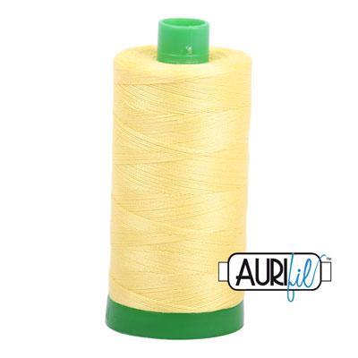 Aurifil 40 Cotton Thread 2115 Lemon