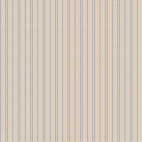 Tilda fabric: Creating Memories Summer Seamstripe Blue