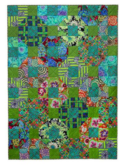 Kaffe Fassett Leafy Circles Quilt Kit