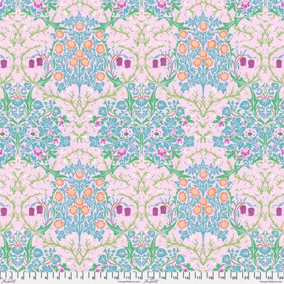 Kaffe Fassett x Morris & Co Fabric: Blackthorn Pink