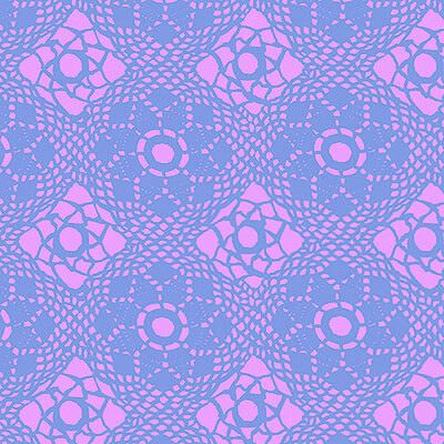 Sun Prints Fabric: Crochet Lilac (per 1/4 metre)