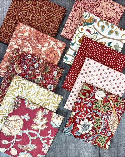 William Morris Strawberry Fields Fat Quarter Bundle