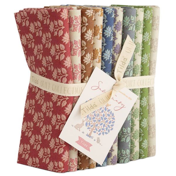 Tilda Sanctuary Blenders fabric: Mira Fat Quarter Bundle