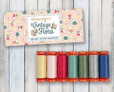 Aurifil Thread Set Vintage Flora by Kimberbell