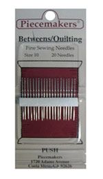 Piecemakers Betweens/Quilting Size 10