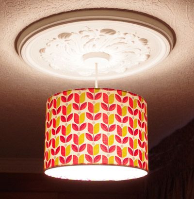 Lampshade Kit 30cm Diameter Round for Hanging or Table Lamp