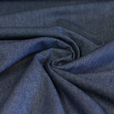 Stonewashed Denim Fabric  Dark Blue (per 1/4 metre)