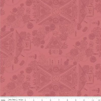 Mansfield Park fabric: Landscape, Berry