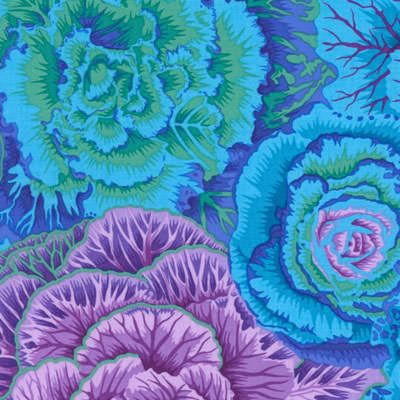 Philip Jacobs Fabric Brassica Blue (per 1/4 metre)