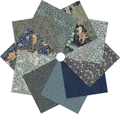 William Morris Millpond Fat Quarter Fabric Bundle