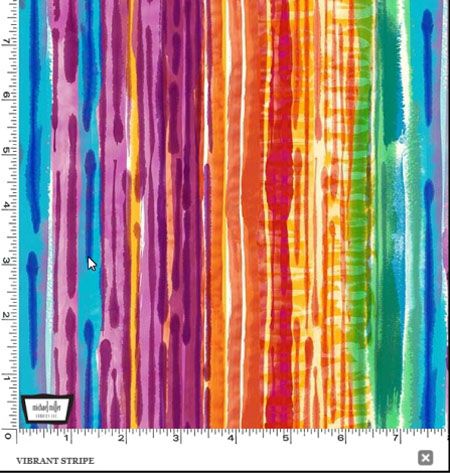 Simple Stripes fabric: Vibrant Stripe