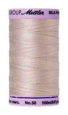 Mettler 50 Cotton Thread 500m 0319 Cloud Gray