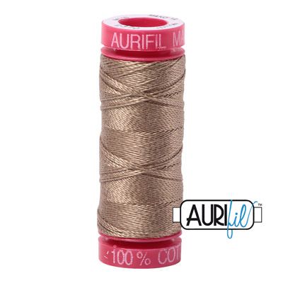 Aurifil 12 Cotton Thread 2370 Sandstone