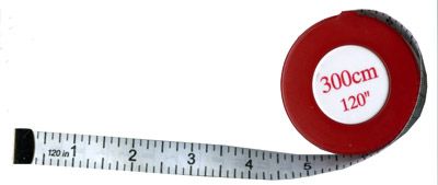 Hemline Tape Measure  Extra Long Retractable 300cm