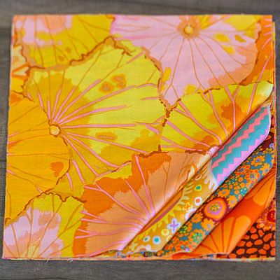 Kaffe Fassett Collective Fabrics Yellows & Browns 10' Patchwork Palette