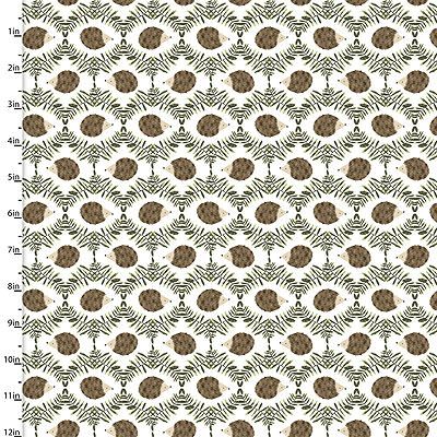 You Light My Way Gnome: Geo Hedgehogs White (per 1/4 metre)