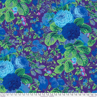 Kaffe Fassett Gradi Flora Purple Fabric