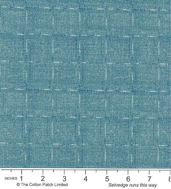 Classic Coordinates Fabric: Patchwork Teal (per 1/4 metre)