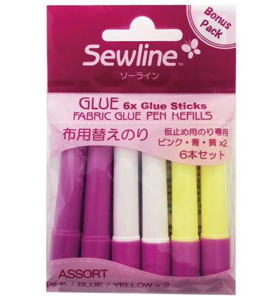 Sewline Fabric Glue Pen Multi Pack Refills