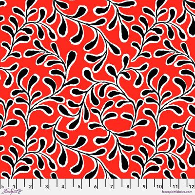 Kaffe Fassett Fabric Twig Red (per 1/4 metre)