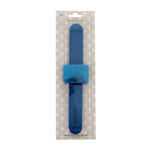 Bohin Magnetic Pincushion Bracelet Blue