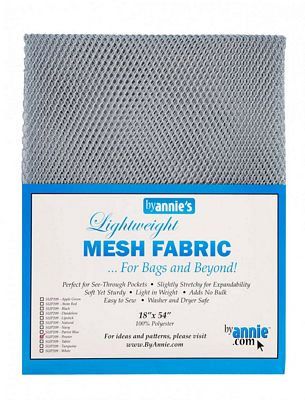 Pewter Grey Mesh Fabric Pack By Annies