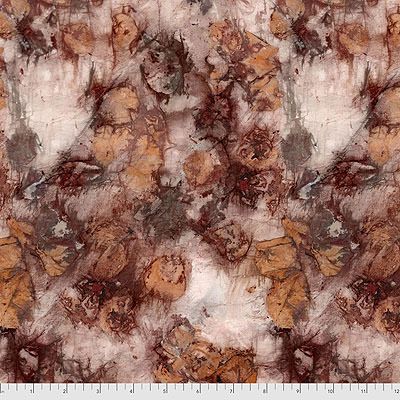 Into the Woods Fabric: Rose Petal Papaya (per 1/4 metre)