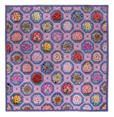 Kaffe Fassett Blooming Octagons Pastel Quilt Kit