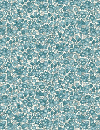 Sentiments fabric: Tonal Flowers Blue