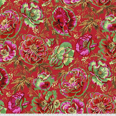 Kaffe Fassett Collective: Dorothy Red (per 1/4 metre)