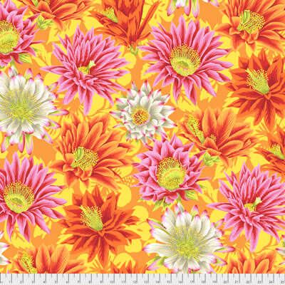 Philip Jacobs Fabric Cactus Flower Yellow (per 1/4 metre)