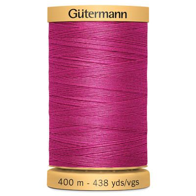 Gutermann Natural Cotton 50 Weight Thread 400m 2955 Pink