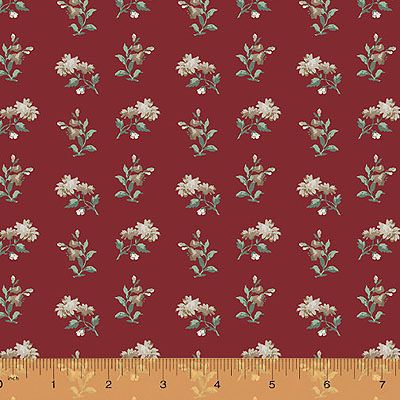 Camilla Fabric: Boutonniers Scarlett (per 1/4 metre)