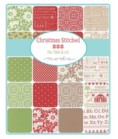 Christmas Stitched Fat Quarter Pack