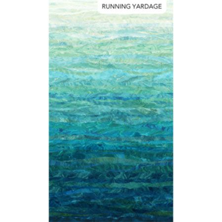 Tranquil Waters fabrics: Ombre, Blue