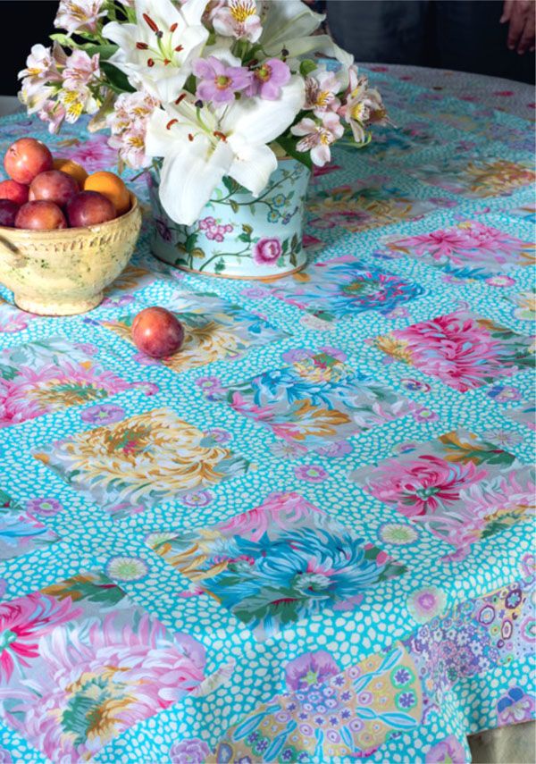 Kaffe Fassett Summer Flowers Tablecloth Kit