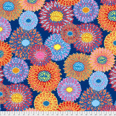 Silk Road Fabric: Padma Blue (per 1/4 metre)