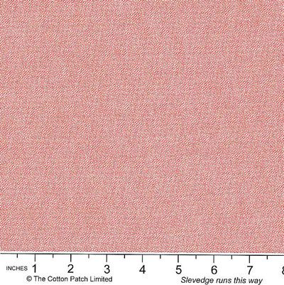 Dutch Heritage fabric: Pindots Coral (per 1/4 metre)